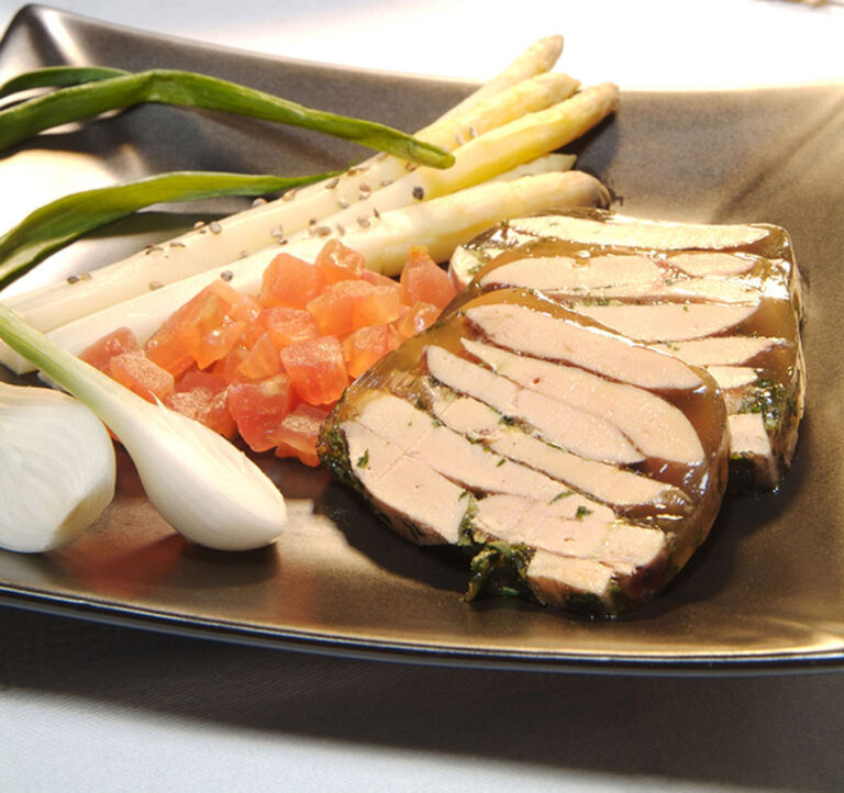 Terrine de foie gras aux herbes fraîches Gänzeliesel